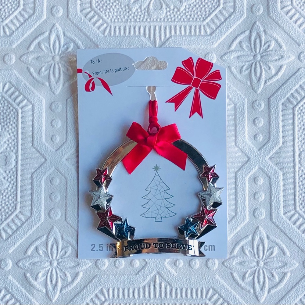 Christmas Patriotic Ornament Frame